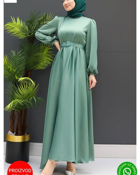 Svečana Satenska Haljina - Image 8