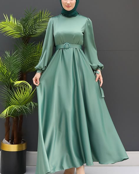 Svečana Satenska Haljina - Image 6