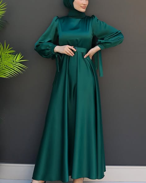 Svečana Satenska Haljina - Image 4