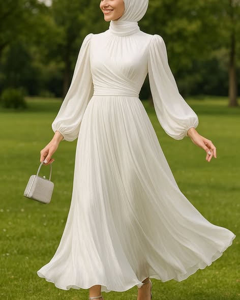 Pamučna Maxi Haljina - Svečani Model - Image 3