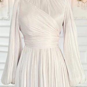 Pamučna Maxi Haljina - Svečani Model