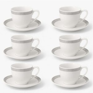 Porculanske šoljice sa grčkim motivom – Set 6 kom