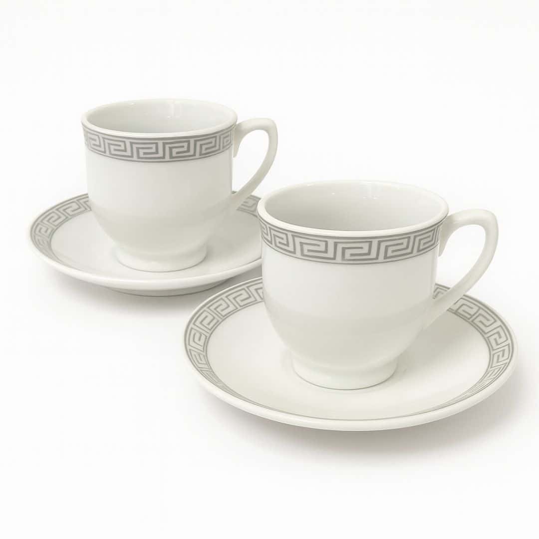 Porculanske šoljice sa grčkim motivom – Set 6 kom - Image 3