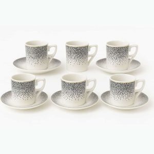 Set od 6 luksuznih espresso šoljica sa tacnama
