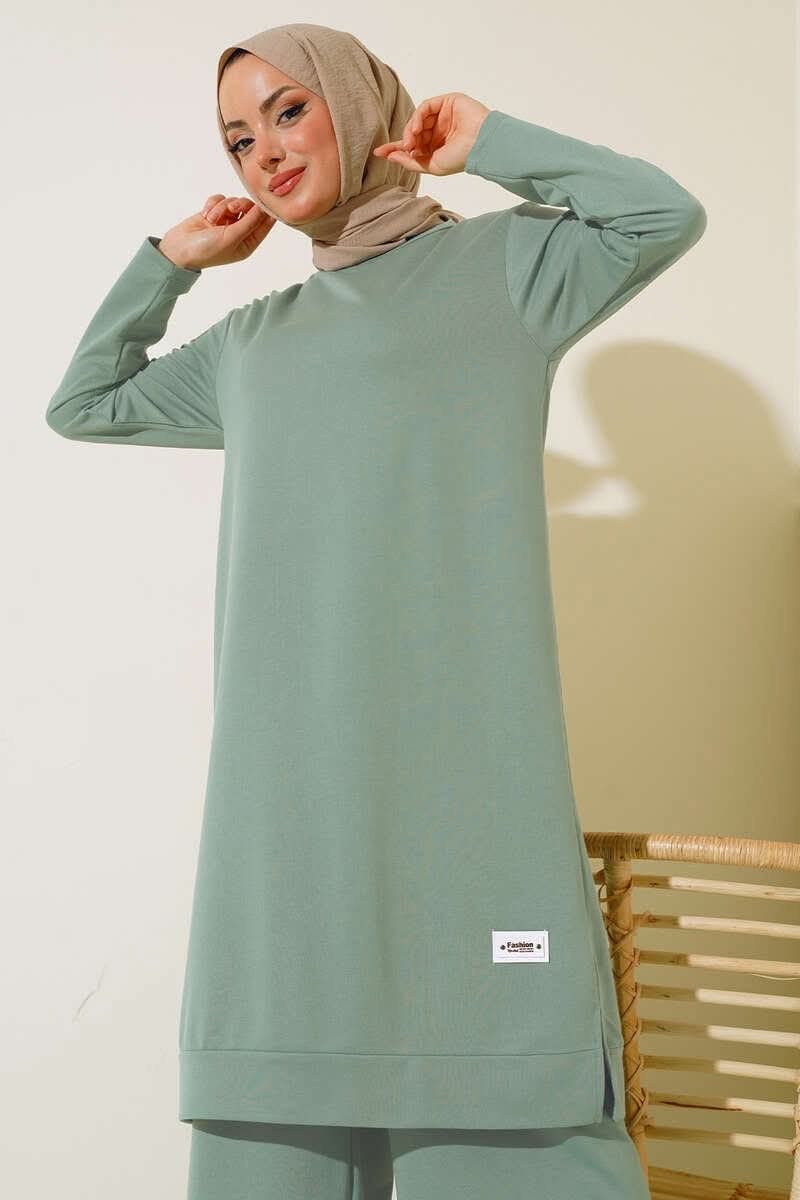 Duga ženska trenirka od pamuka