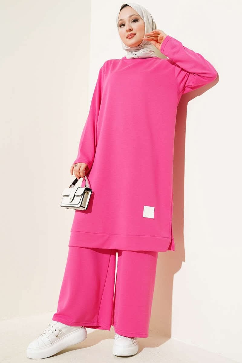 Duga ženska trenirka od pamuka - Image 4