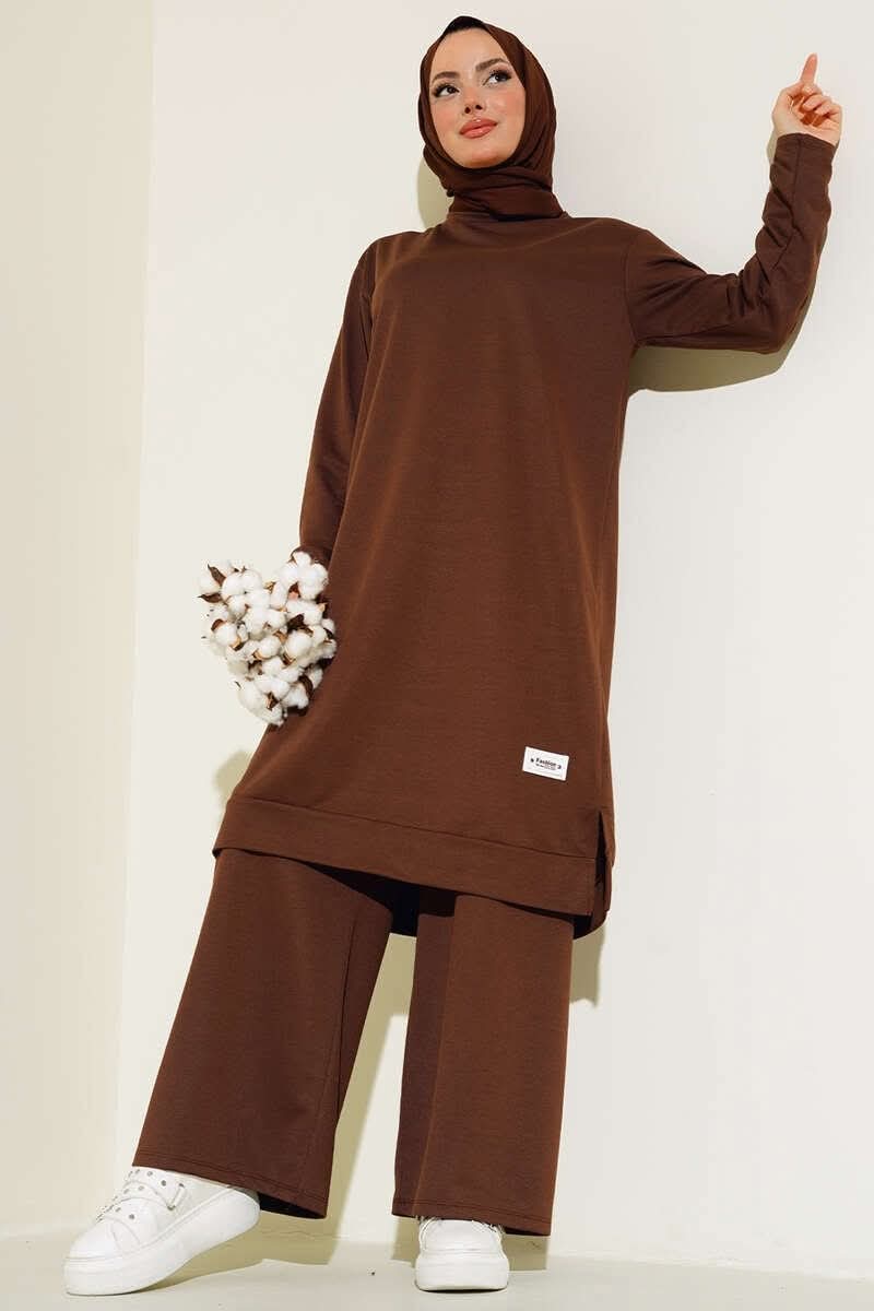 Duga ženska trenirka od pamuka - Image 12