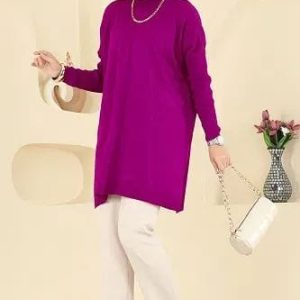 Dugi pleteni džemper