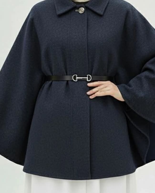 Elegantni kašmir pončo - Image 5