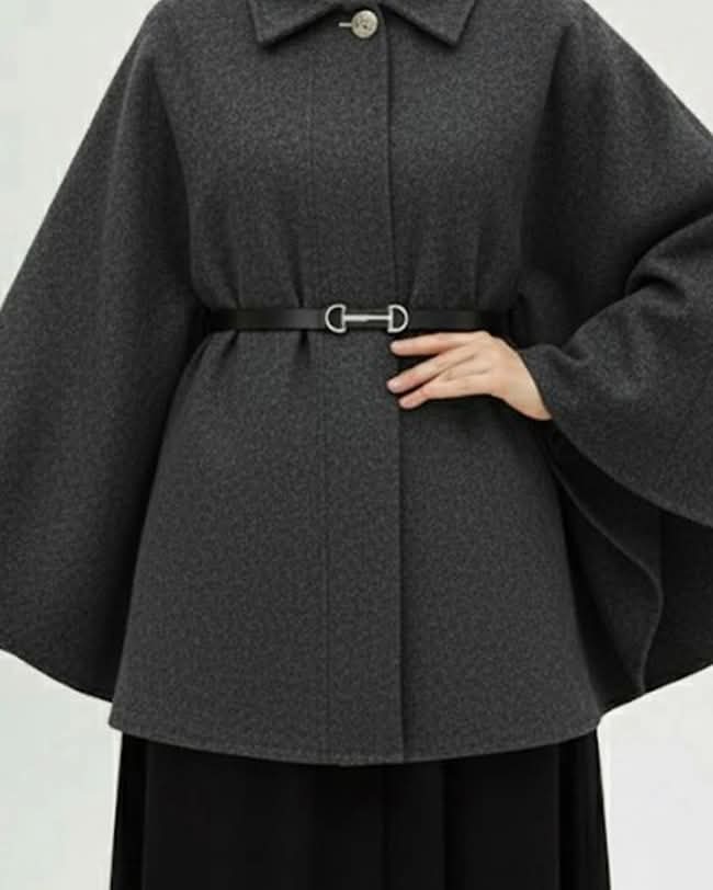 Elegantni kašmir pončo - Image 6