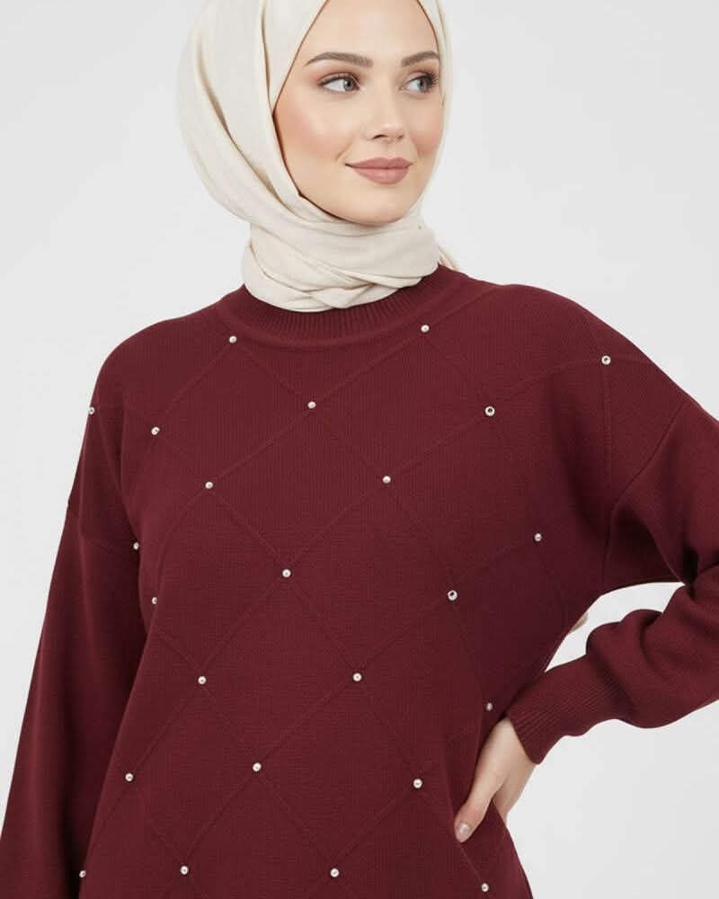 Tunika sa bisernim detaljima - Image 2