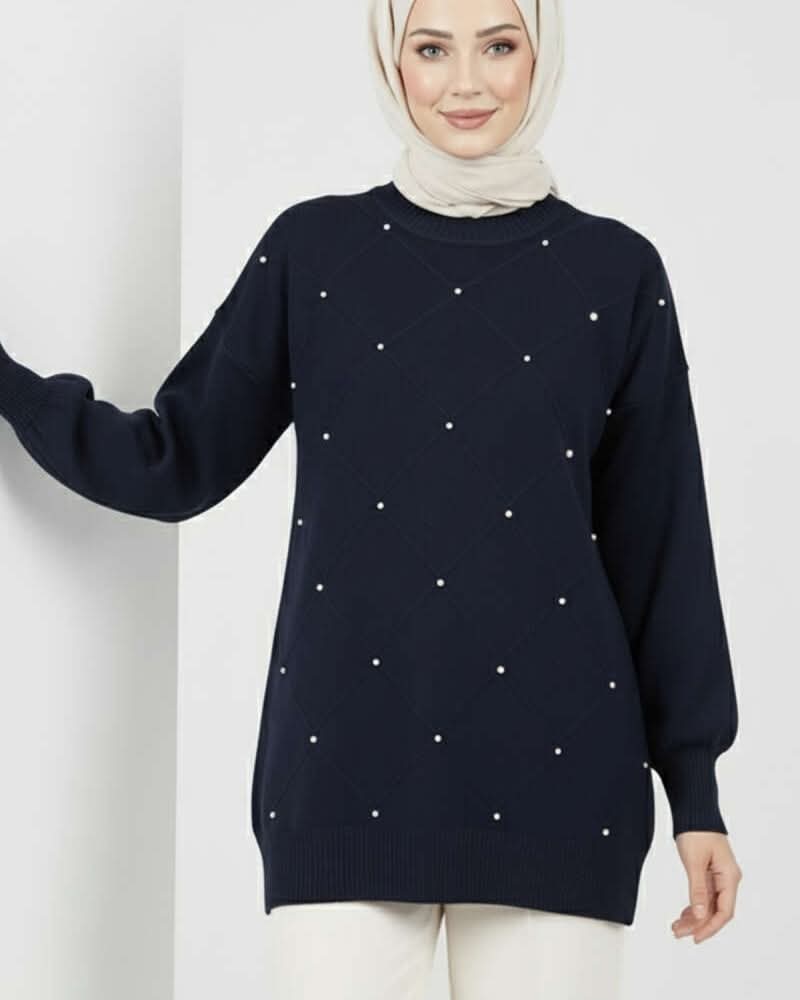 Tunika sa bisernim detaljima - Image 4