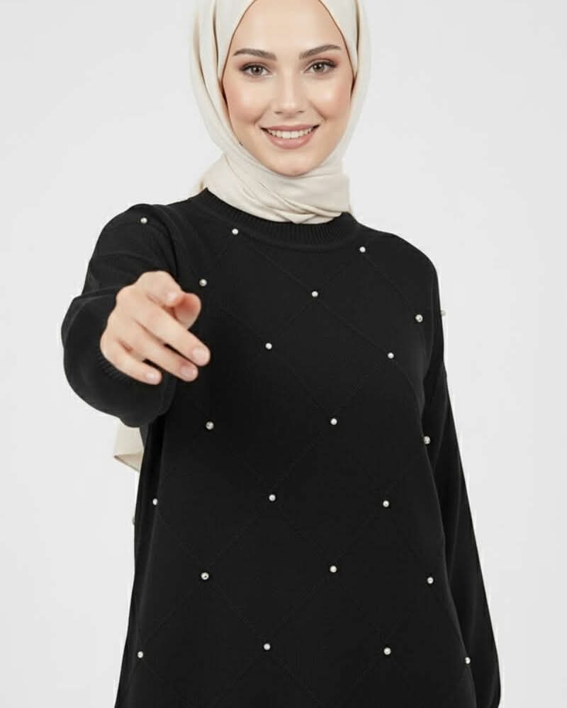 Tunika sa bisernim detaljima - Image 7