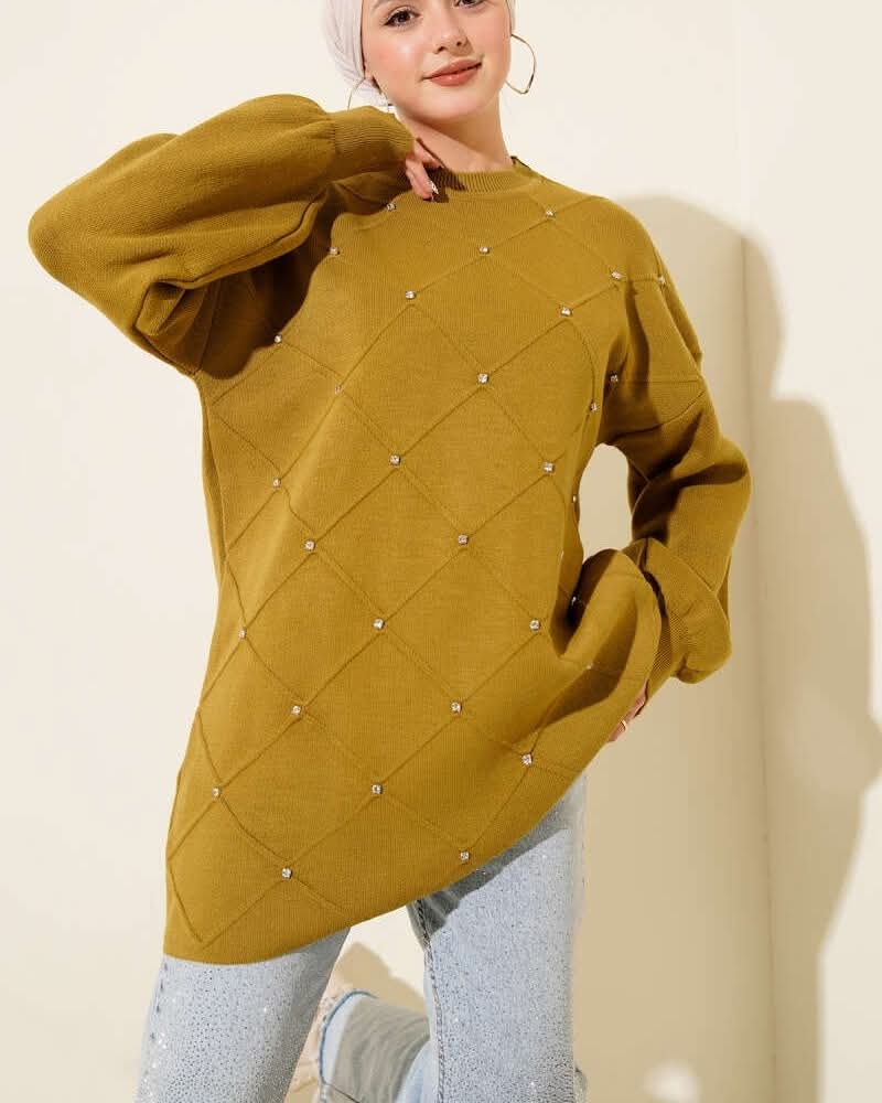 Tunika sa bisernim detaljima - Image 6